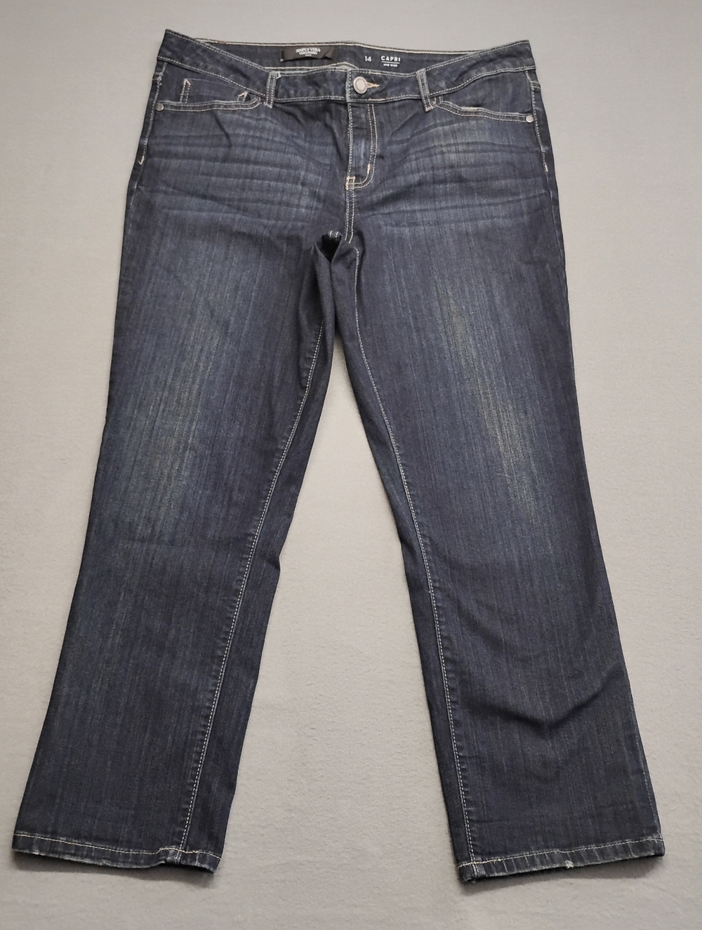 Modern Dark Wash Women s Jeans - Capri